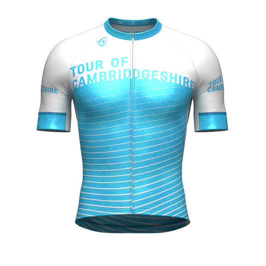 Tour of Cambridgeshire Lightweight Full Zip Cycling Jersey